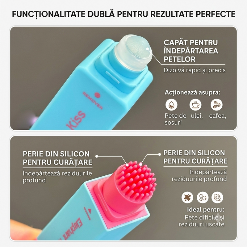 Creion portabil indepartare pete