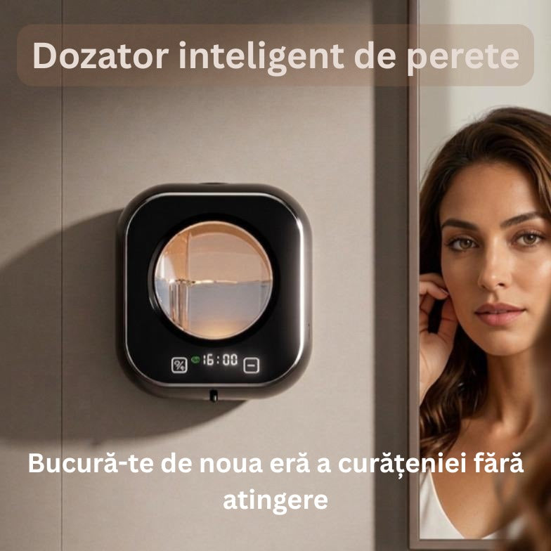 Dozator Inteligent de Săpun cu Senzor și Afișaj Digital